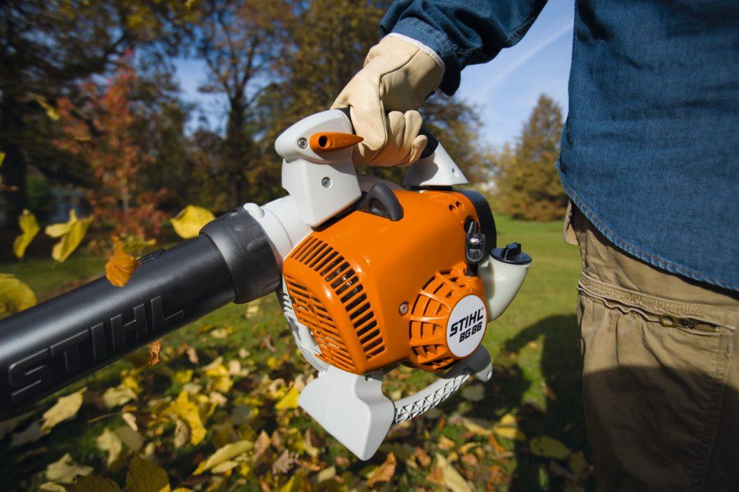 løvblæser stihl closeup